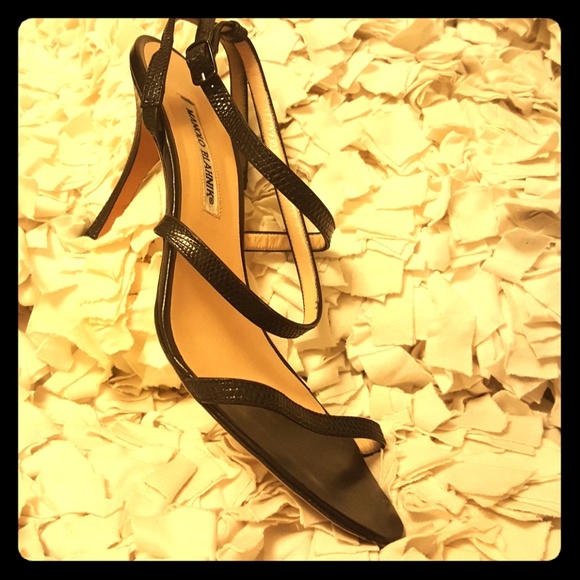 Manolo Blahnik Shoes - Manolo Blahnik black heel sandal